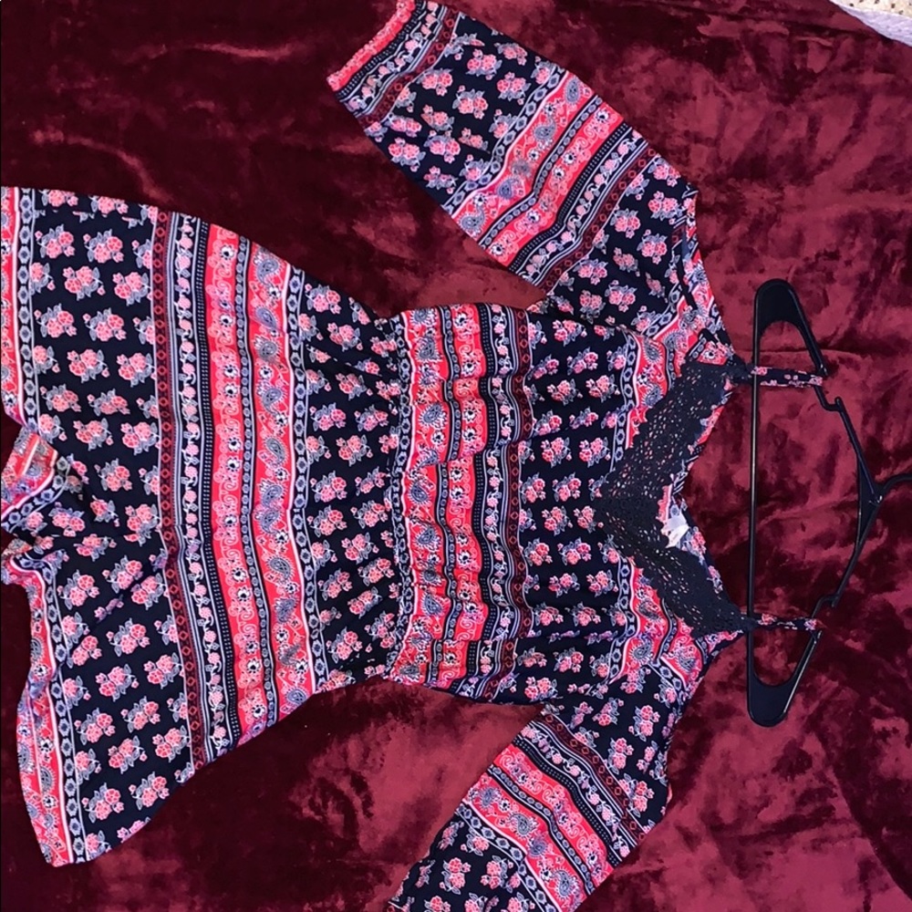 A pattern romper
